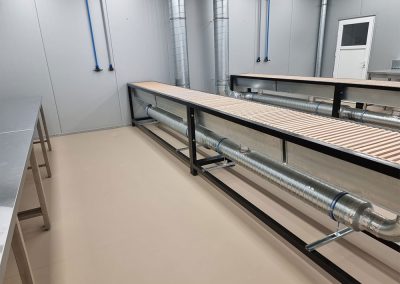 Elszívó asztal - alsó elszívás