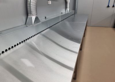 Elszívó asztal - oldalsó elszívás